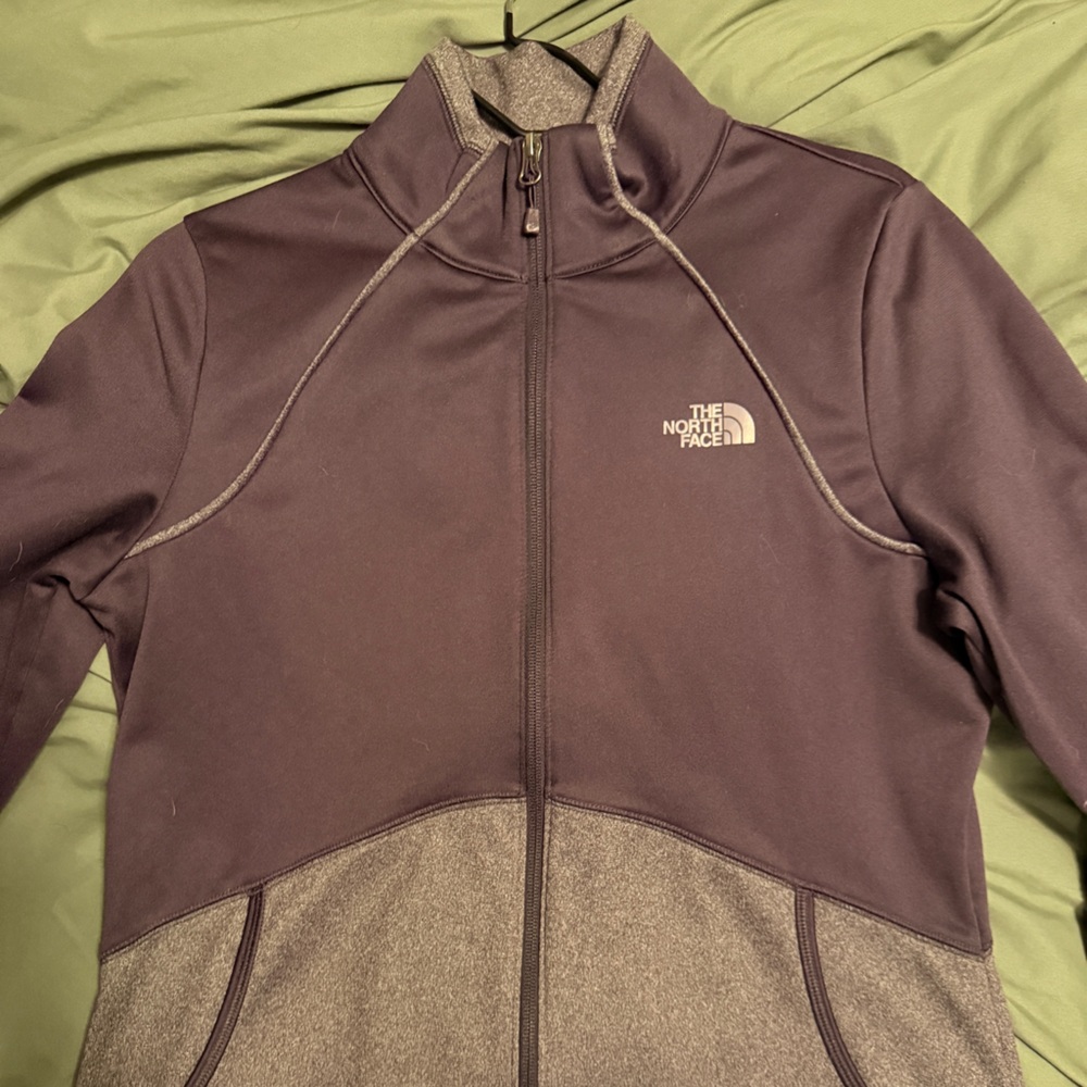 The North Face Violet and Heather Gray Jacket